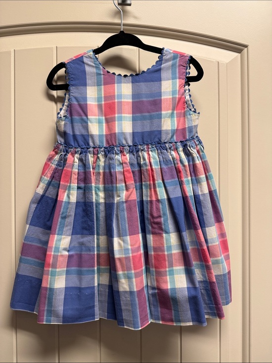 bella bliss Other - Bella Bliss Plaid Sleeveless Cotton Dress in Blue & Pink for Kids with Bloomers